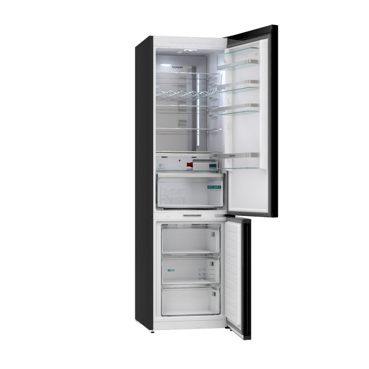 FRIGORIFICO COMBI SIEMENS IQ500 203x60 NO FROST CLASE C BLACK INOX MOD. KG39NAXCF