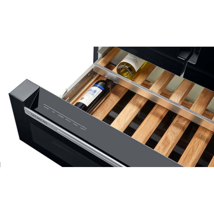 FRIGORIFICO SIEMENS 4 PUERTAS Y VINOTECA INCLUIDA PUERTAS DE CRISTAL NEGRO NO FROST MEDIDAS 183x90.6