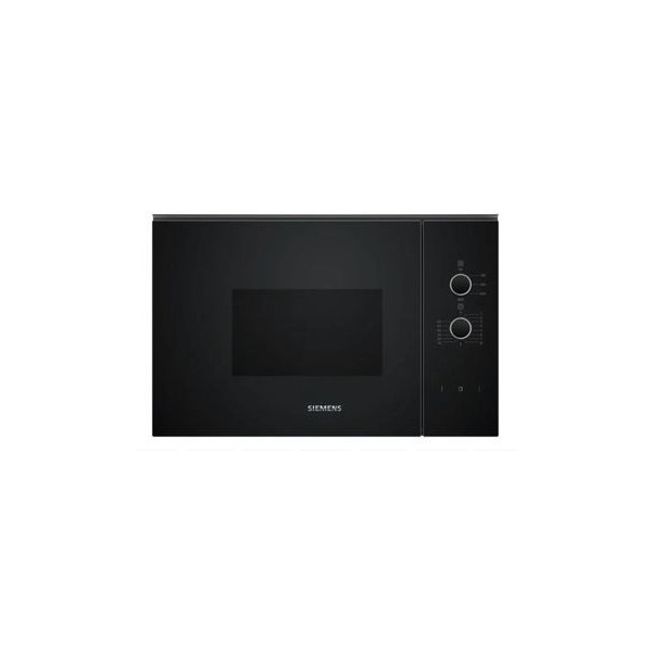 MICROONDAS INTEGRABLE SIEMENS 20 LITROS 800W COLOR NEGRO MOD. BF520LMA1