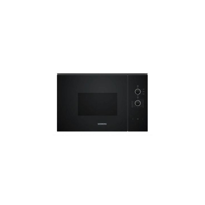 MICROONDAS INTEGRABLE SIEMENS 20 LITROS 800W COLOR NEGRO MOD. BF520LMA1
