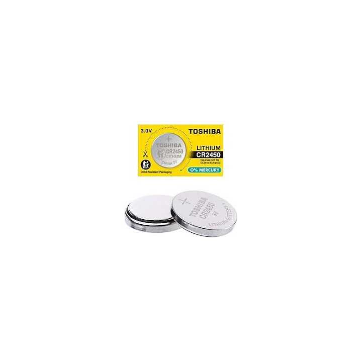 PILA BOTON LITIO CR2450 3V. TOSHIBA UNIDAD