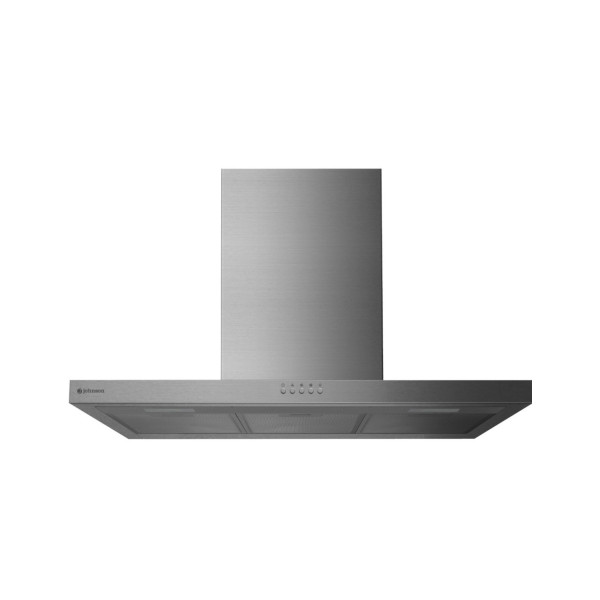 CAMPANA DECORATIVA JOHNSON 90CM. 640m3/h 3 NIVELES POTENCIA COLOR INOX MOD. VENTI906X