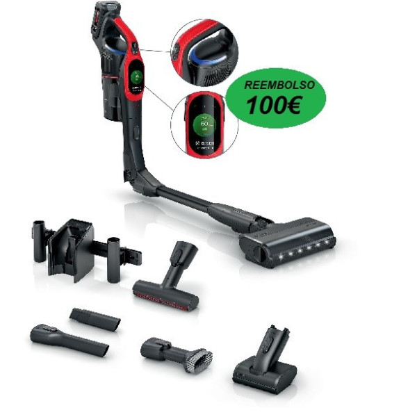 ASPIRADOR ESCOBA SIN CABLE UNLIMITED 10 PROANIMAL,MICROCLEAN  ROJO  MOD:BCS1041PET