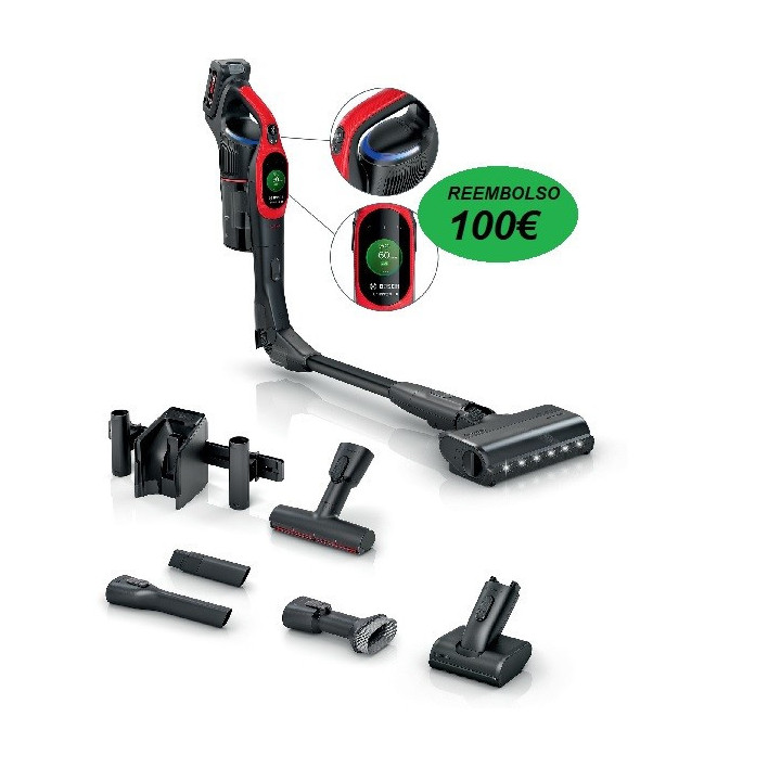 ASPIRADOR ESCOBA SIN CABLE UNLIMITED 10 PROANIMAL,MICROCLEAN  ROJO  MOD:BCS1041PET