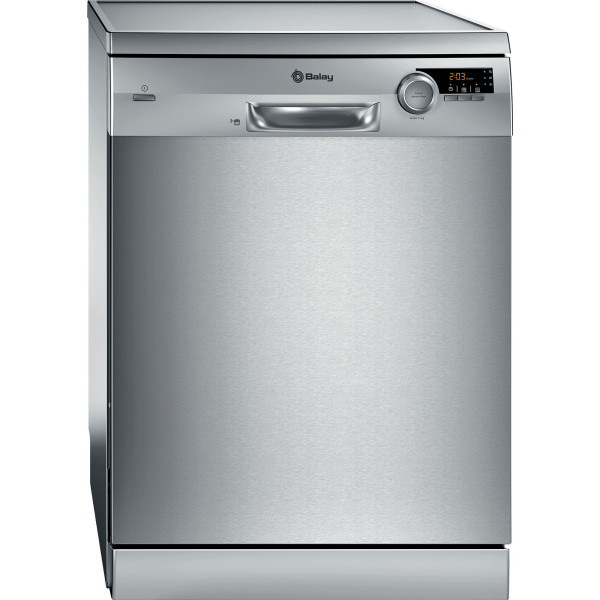 LAVAVAJILLAS BALAY 13 CUBIERTOS CON 3. BANDEJA 60 CM. CLASE E COLOR INOX PAUSA CARGA MOD. 3VS572IP