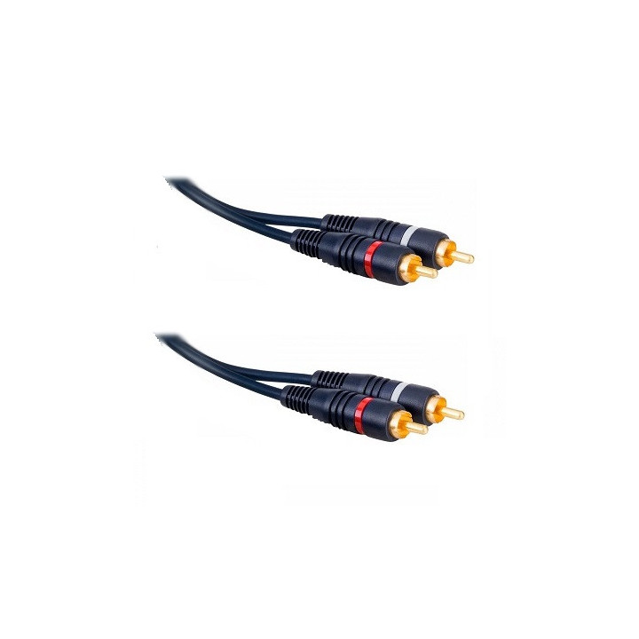 CONEXION AUDIO 2 RCA/M A 2 RCA/M 1.5 METROS