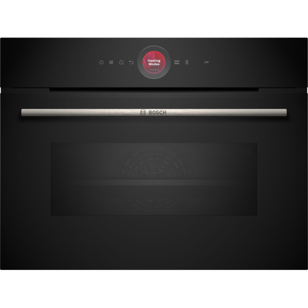 HORNO BOSCH CON MICROONDAS SERIE 8 NEGRO  60X645 CLASE A MOD:CMG7241B1
