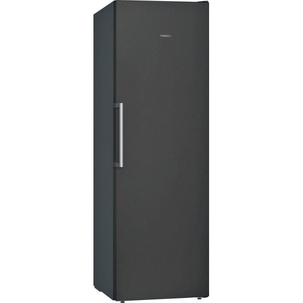 CONGELADOR 1 PUERTA SIEMENS 186X60 CM NO FROST CLASE E ACERO NEGRO  MOD.GS36NVXEV