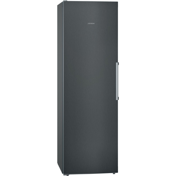 FRIGORIFICO 1 PUERTA SIEMENS  186x60 CM  NO FROST CLASE D ACERO NEGRO  MOD.KS36VVXDP