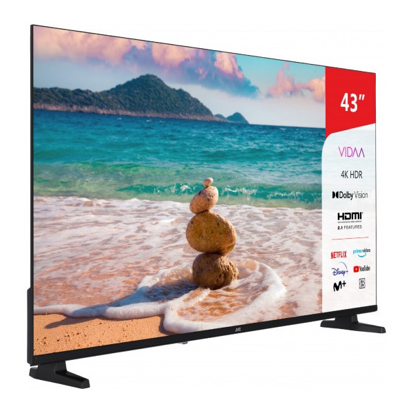TV LED JVC 43'' LT43VD2500 UDH  4K SMART TV VIDAA D