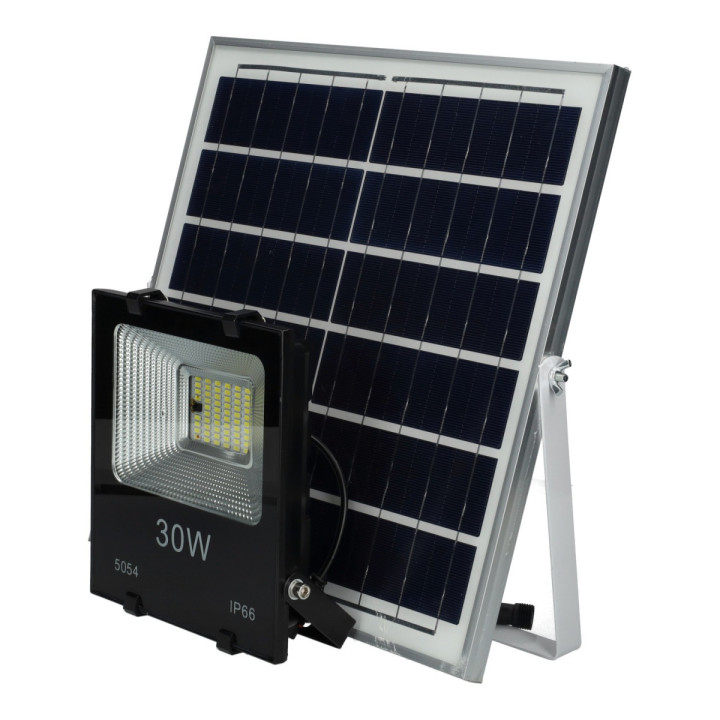 PROYECTOR SOLAR LED 30W HEPOLUZ 6000K IP65