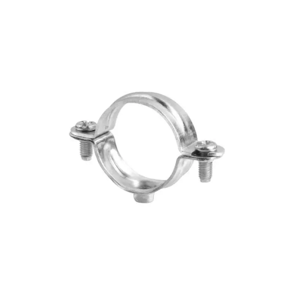 Abrazadera metalica M-6 40mm cincada blanca