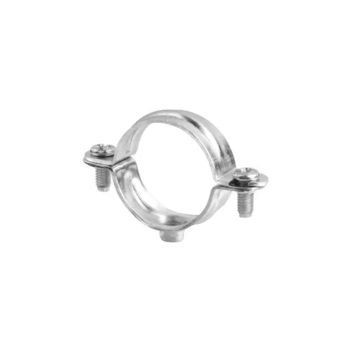 Abrazadera metalica M-6 40mm cincada blanca