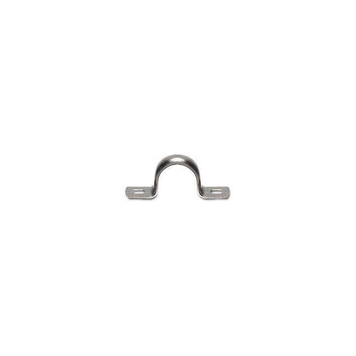 Grapa metalica doble pata diametro 22mm