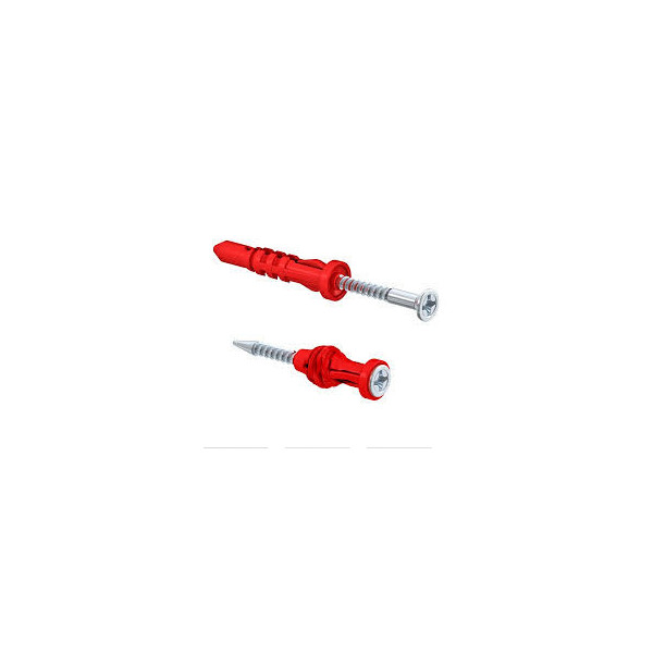 Taco   tornillo clavo 6x40  (caja)