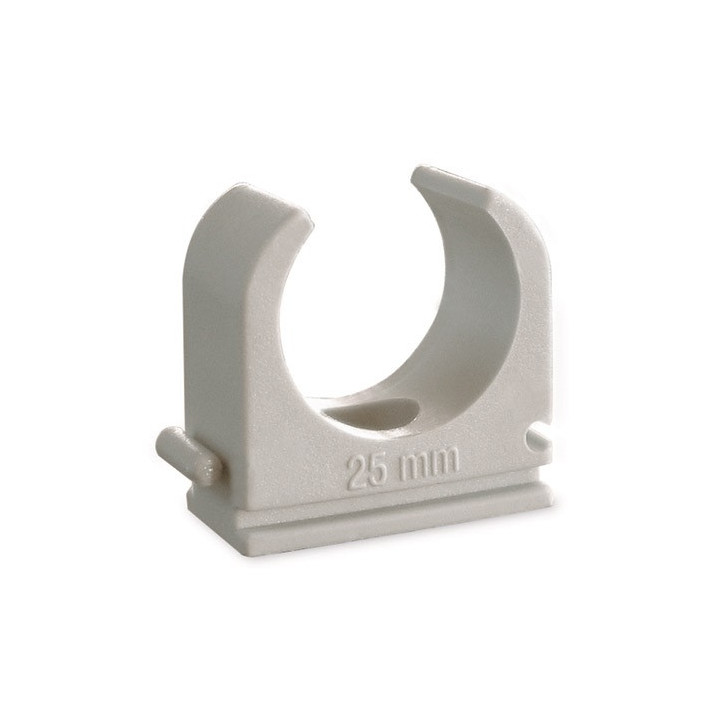 Abrazadera pinza nylon gris diametro 40mm