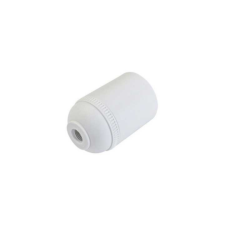 PORTALAMPARAS E27 BLANCO LISO