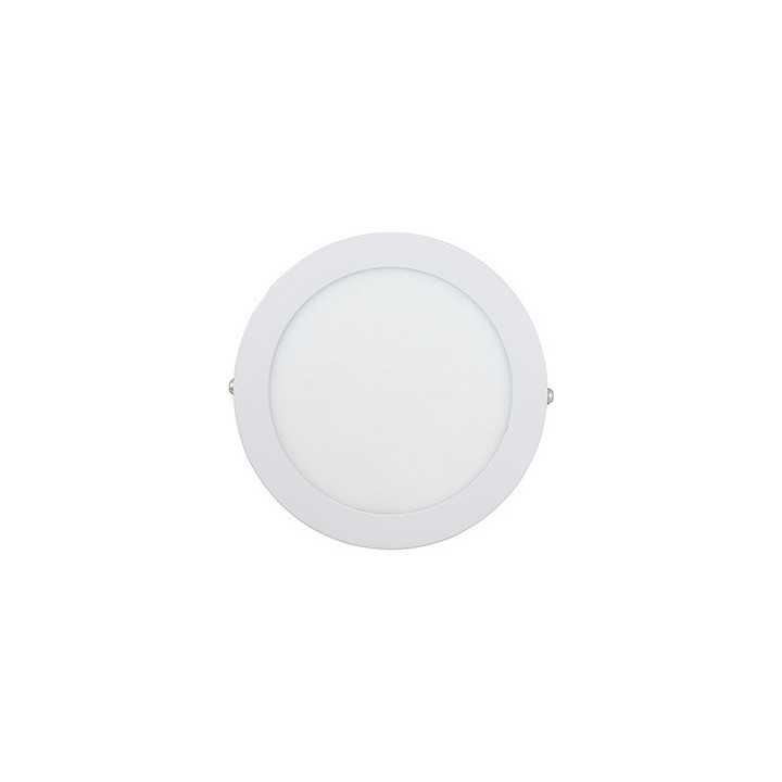 PANEL LED REDONDO SUPERFICIE 12W 6000K