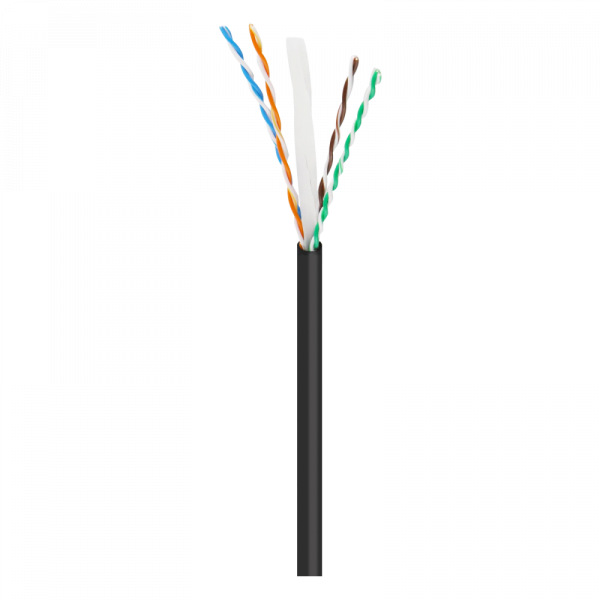 CABLE DATOS U/UTP CAT-6 PE NEGRO