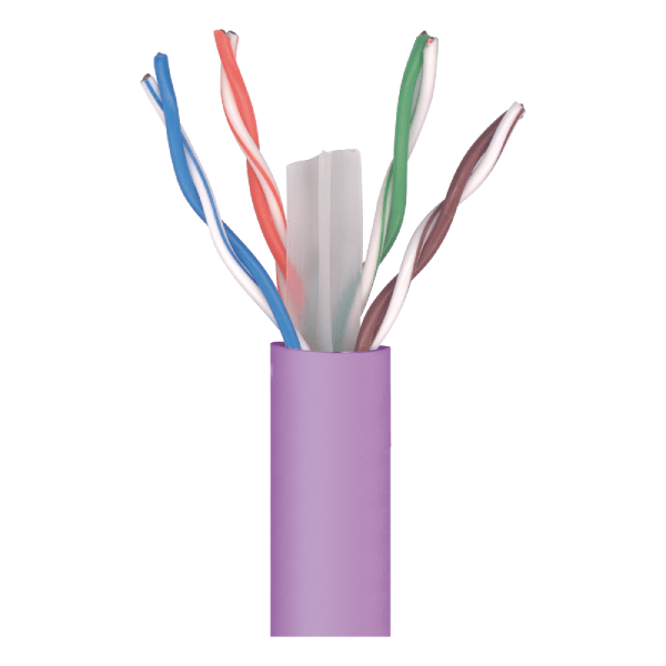Cable de Datos DK6000A U/UTP Cat 6A Cca Cu 23AWG LSFH O 7,3mm violeta