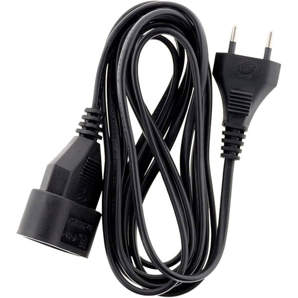 ALARGADERA BIPOLAR 2 X 1 3MTS NEGRO