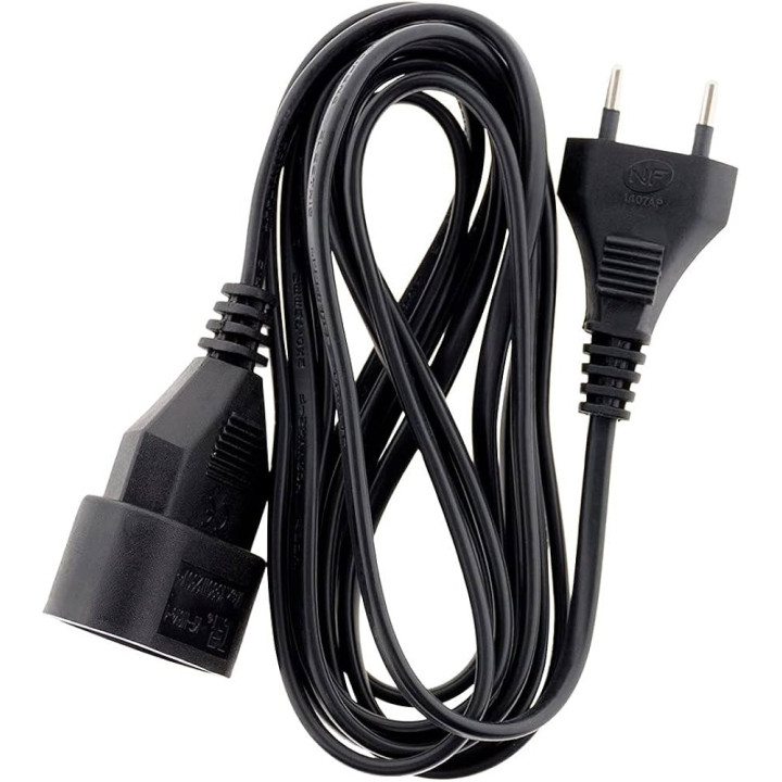 ALARGADERA BIPOLAR 2 X 1 3MTS NEGRO