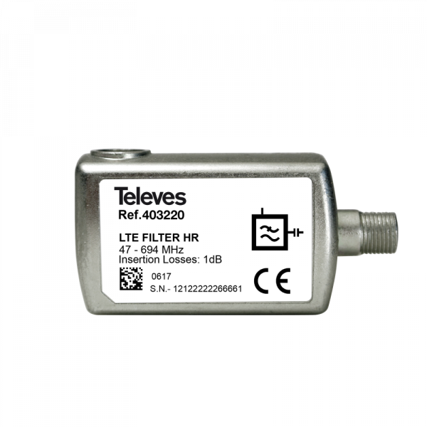Filtro LTE HR F 47-694MHz (C21-48)