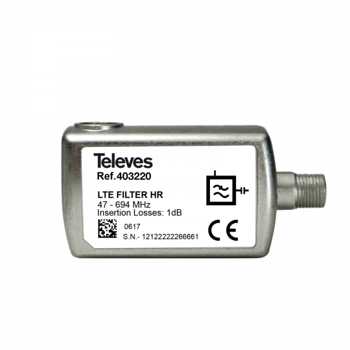 Filtro LTE HR F 47-694MHz (C21-48)