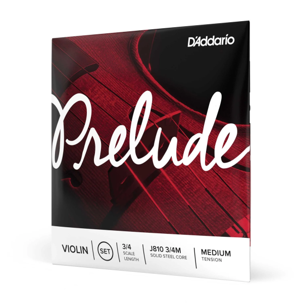 JUEGO CUERDAS VIOLIN D'ADDARIO PRELUDE J810 3/4 MEDIUM