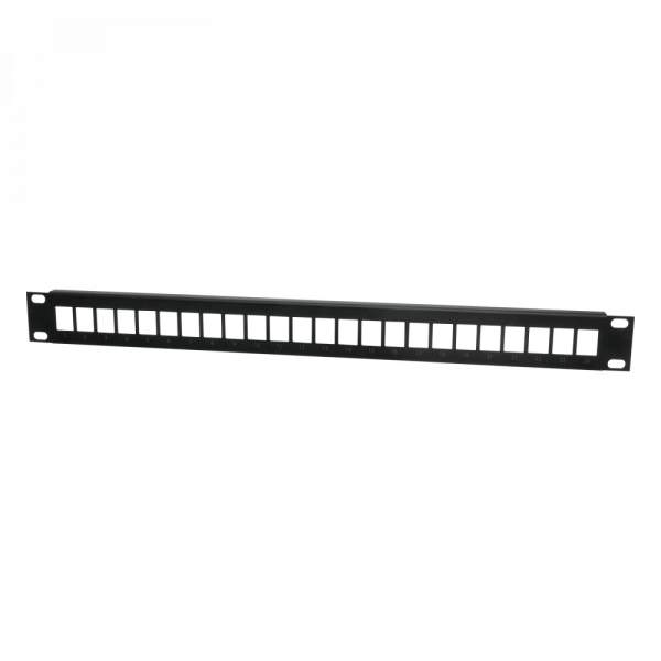 Panel rack 19 1U 24 conectores RJ45