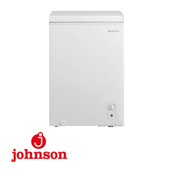 CONGELADOR HORIZONTAL JOHNSON CLASE E 99 LITROS MEDIDAS 85X54.7X44.6 CM. MOD. JRA100E
