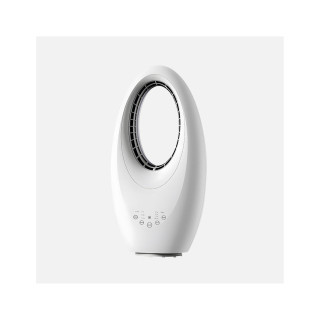 VENTILADOR SIN ASPAS AREVALO BLANCO 50W 3 VELOCIDADES OSCILANTE REMOTO/ TEMPORIZADOR 57,5x29x17cm