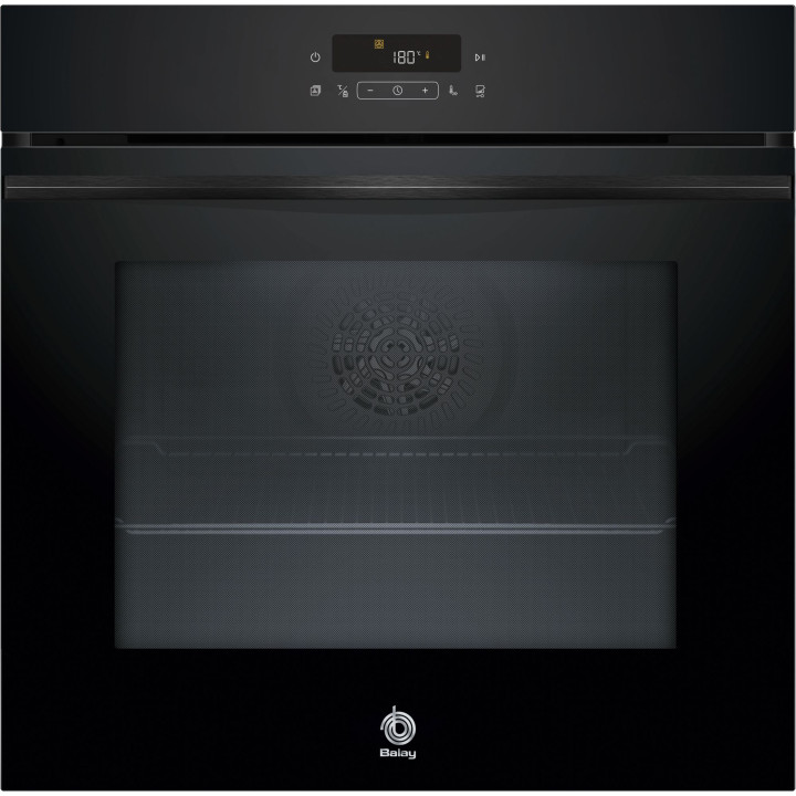 HORNO BALAY PIROLITICO CON VAPOR 60X60 CRISTAL NEGRO MOD:3HD5829N3
