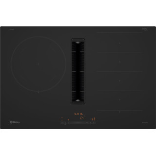PLACA DE INDUCCION CON EXTRACTOR INTEGRADO BALAY 80CM ACABADO NEGRO MATE SIN PERFILES MOD:3EBC989MH