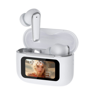 AURICULARES STEREO BLUETOOTH EARBUDS TWA COOL IRIA (ANC, TRADUCCION,IA) BLANCO