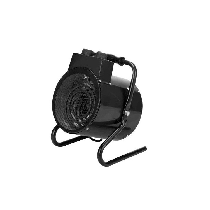TERMOVENTILADOR INDUSTRIAL ZENON 3000W NEGRO 2 POTENCIAS TERMOSTATO MOD:233123009