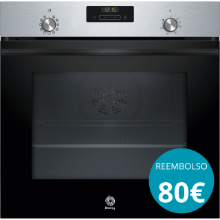 HORNO MULTIFUNCION BALAY CON FUNCION FREIDORA DE AIRE 8 FUNCIONES RAILES TELESCOPICOS LIMPIEZA POR A