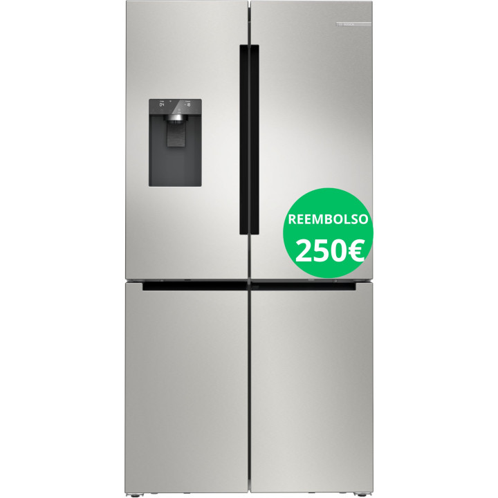 FRIGORIFICO MULTIPUERTA XXL BOSCH 183x91x73 NO FROST CLASE E INOX MOD.KFD96APEA
