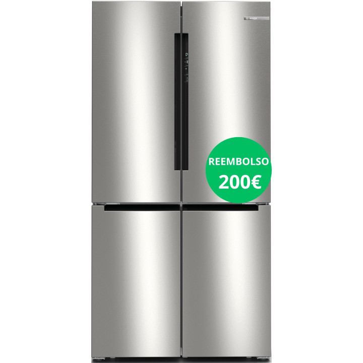 FRIGORIFICO MULTIPUERTA XXL BOSCH 183x91x73 NO FROST CLASE E INOX  MOD. KFN96VPEA