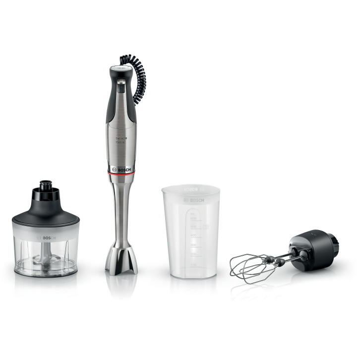 BATIDORA DE MANO BOSCH ERGOMASTER 1500W ACERO INOXIDABLE MOD:MSM8M934