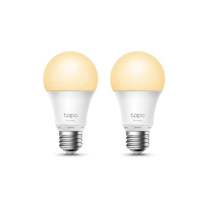 Bombilla Inteligente TP-Link Tapo L510E/ Casquillo E27/ 8.7W/ 806 Lumenes/ 2700K/ Pack 2