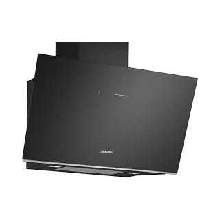 CAMPANA DECORATIVA CRISTAL NEGRO SIEMENS 90 CM. ABSORCION: 1007 m3 SENSOR AUTO AMBIENTE HOME CONNECT