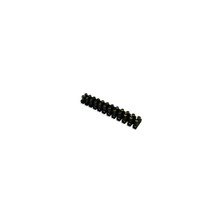 REGLETA CONEXION 6 MM. NEGRO