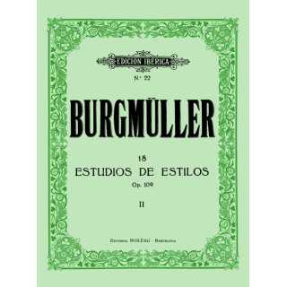 METODO PIANO BURGMULLER 18 ESTUDIOS OP 109,