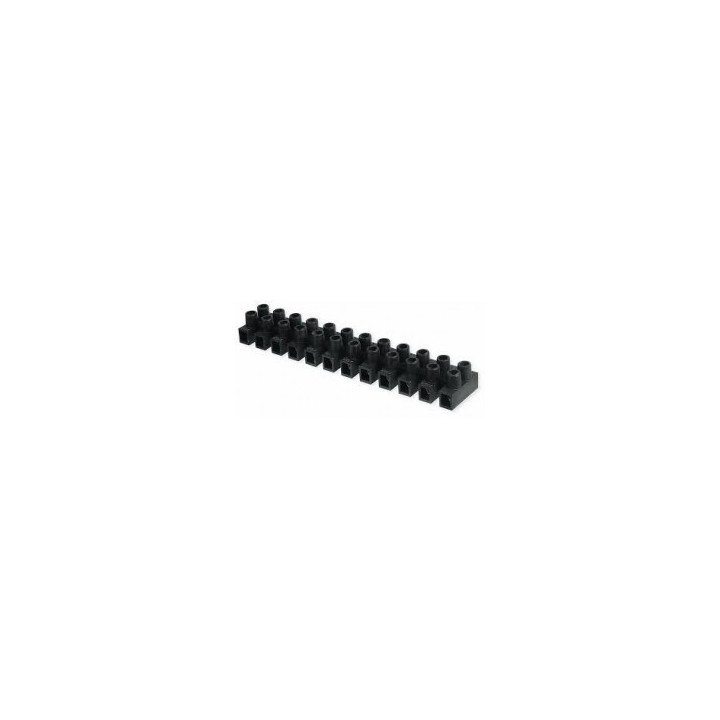REGLETA CONEXION 6 MM. NEGRO
