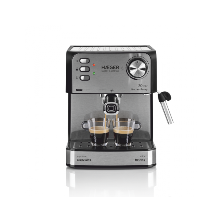 CAFETERA EXPRESSO HAEGER SUPER EXPRESSO-20 BARES, 1,60 850W