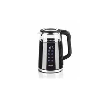 HERVIDOR ELECTRICO DIGITAL HAEGER DIGIGLASS 1,7L 2200W NEGRO MOD:EK-DIG.028A
