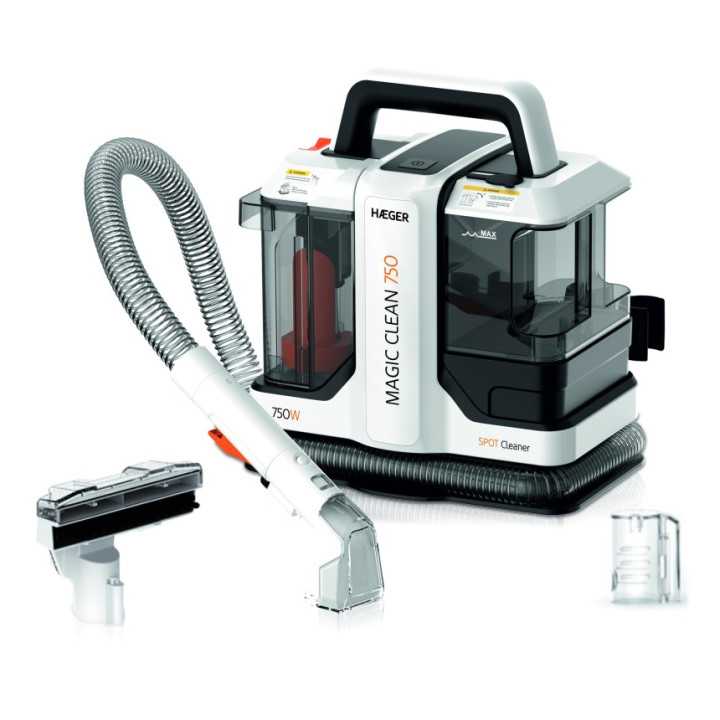 MAQUINA LIMPIA TAPICERIA HAEGER MAGIC CLEAN 750W PARA TEJIDOS, SOFAS, TAPICERIAS, ALFOMBRAS Y COLCHO