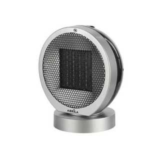 TERMOVENTILADOR CERAMICO POMELO 2000W NEGRO/ PLATA 2 POT 3F ROTATORIO