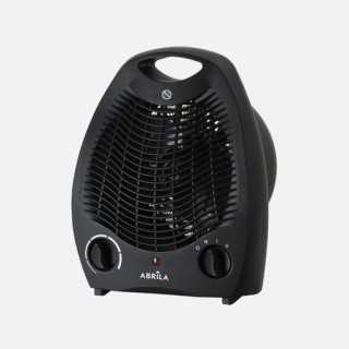 TERMOVENTILADOR ELEC KRAKEN 2000W NEGRO TERMOSTATO REGULABLE 2 POTENCIAS 3 FUNCIONES SISTEM SEG